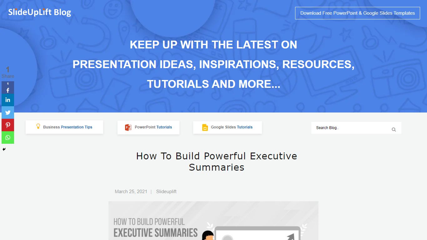 How to Build Powerful Executive Summaries - SlideUpLift